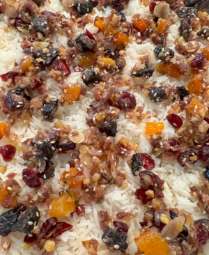 Rice with nuts